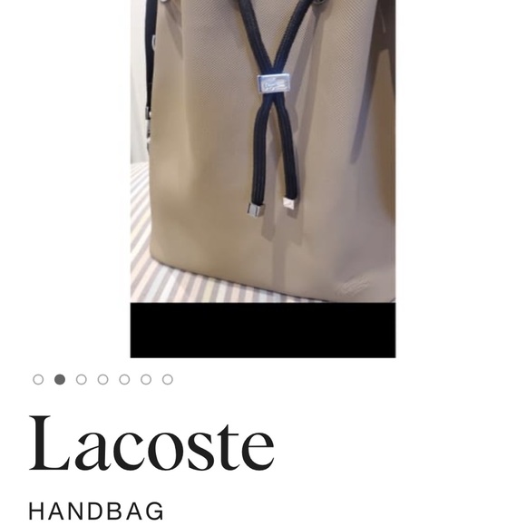 Lacoste vintage bucket bag. - Picture 3 of 8